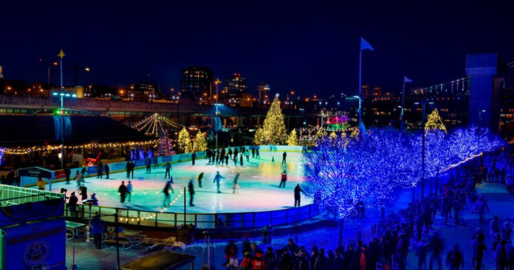 Go Ice Skating At The Blue Cross RiverRink