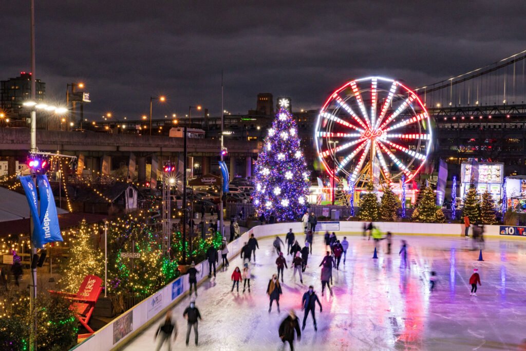 Go Ice Skating At The Blue Cross RiverRink