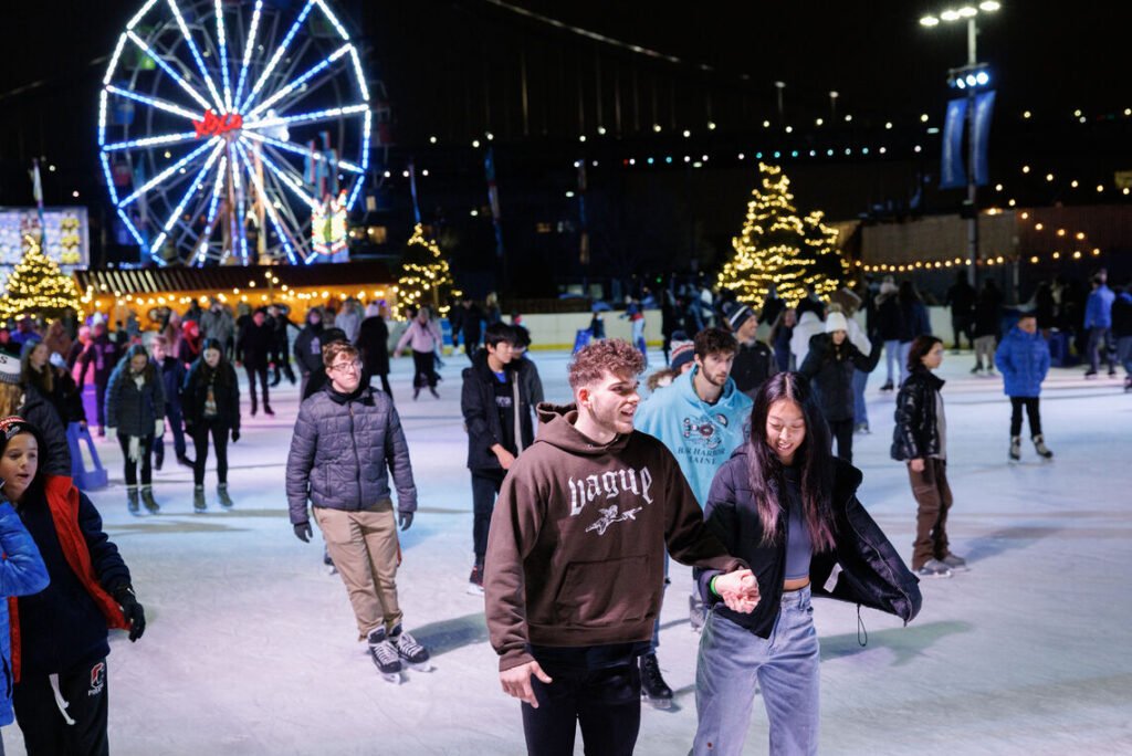 Go Ice Skating At The Blue Cross RiverRink